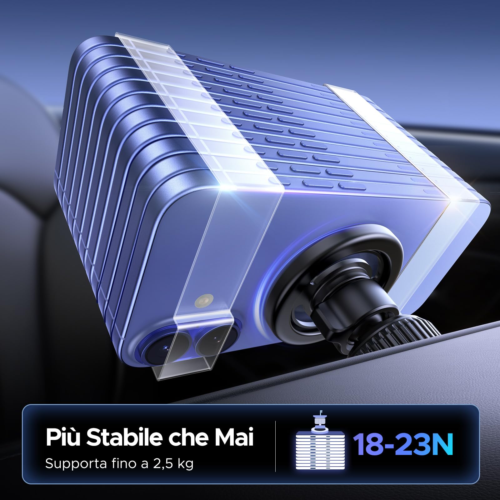ugreen-supporto-magnetico-auto-magsafe-con-magneti-n52-nero image 4