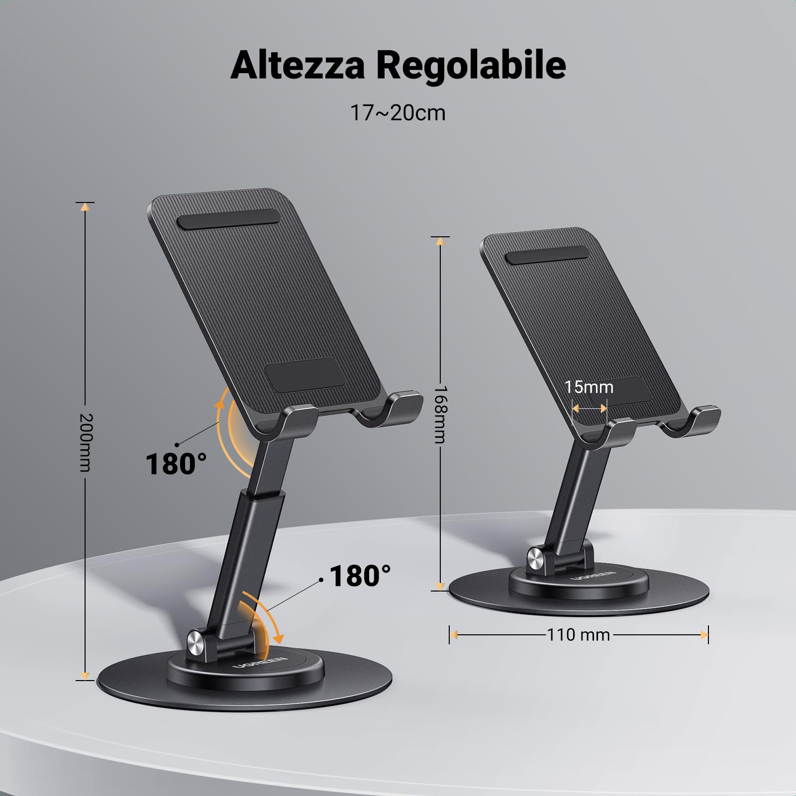 ugreen-supporto-cellulare-e-tablet-da-tavolo-regolabile-4-9-7-con-base-girevole- image 5