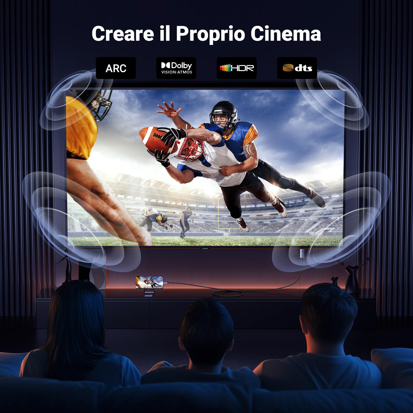ugreen-cavo-usb-c-a-hdmi-4k60hz-2m-con-pd-100w image 5