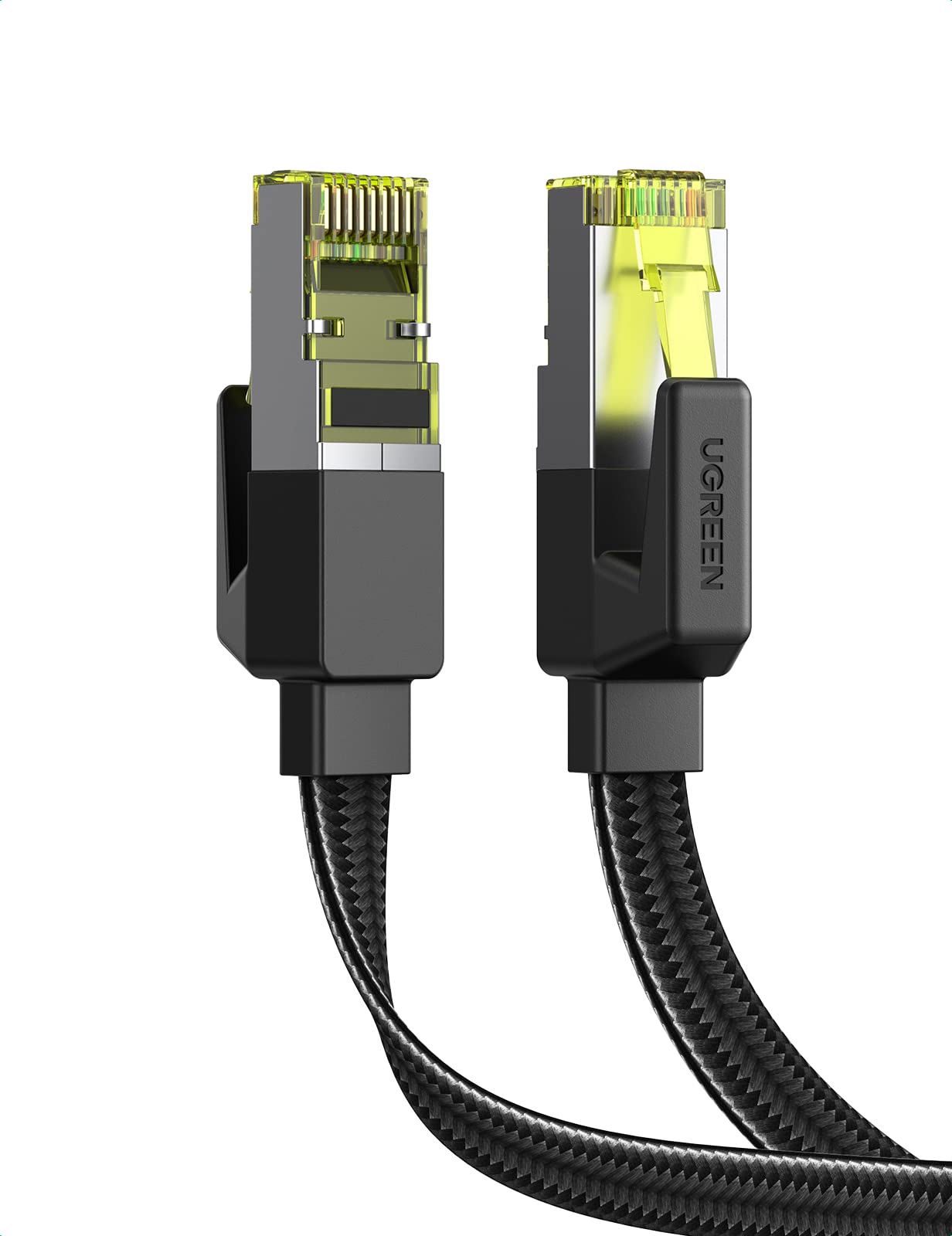 ugreen-cavo-ethernet-cat-7-piatto-nylon-10gbps-600mhz-15m image 1