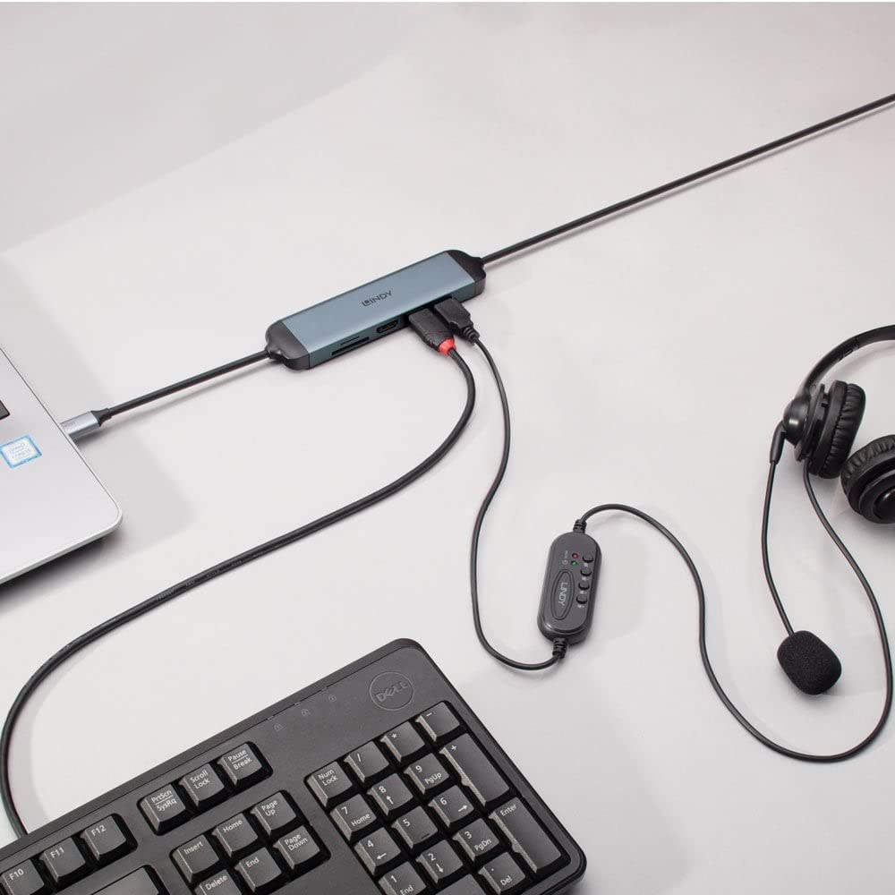 lindy-dst-micro-140-micro-docking-station-usb-c-con-hdmi-4k-e-cavo-60w-1-4-m image 4
