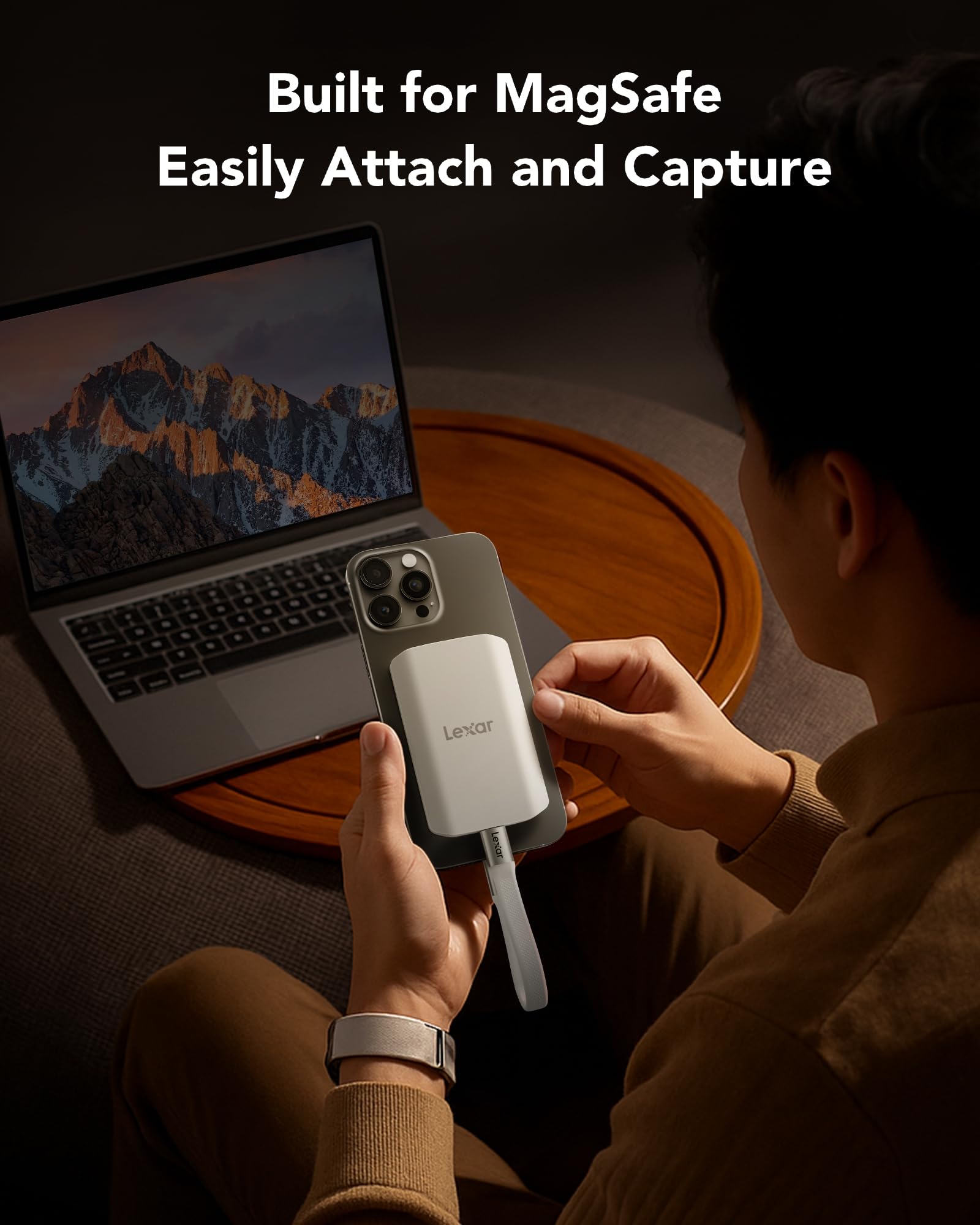 lexar-es5-ssd-portatile-1tb-usb-c-2000mb-s-magsafe-ip65-per-iphone-e-creator image 5