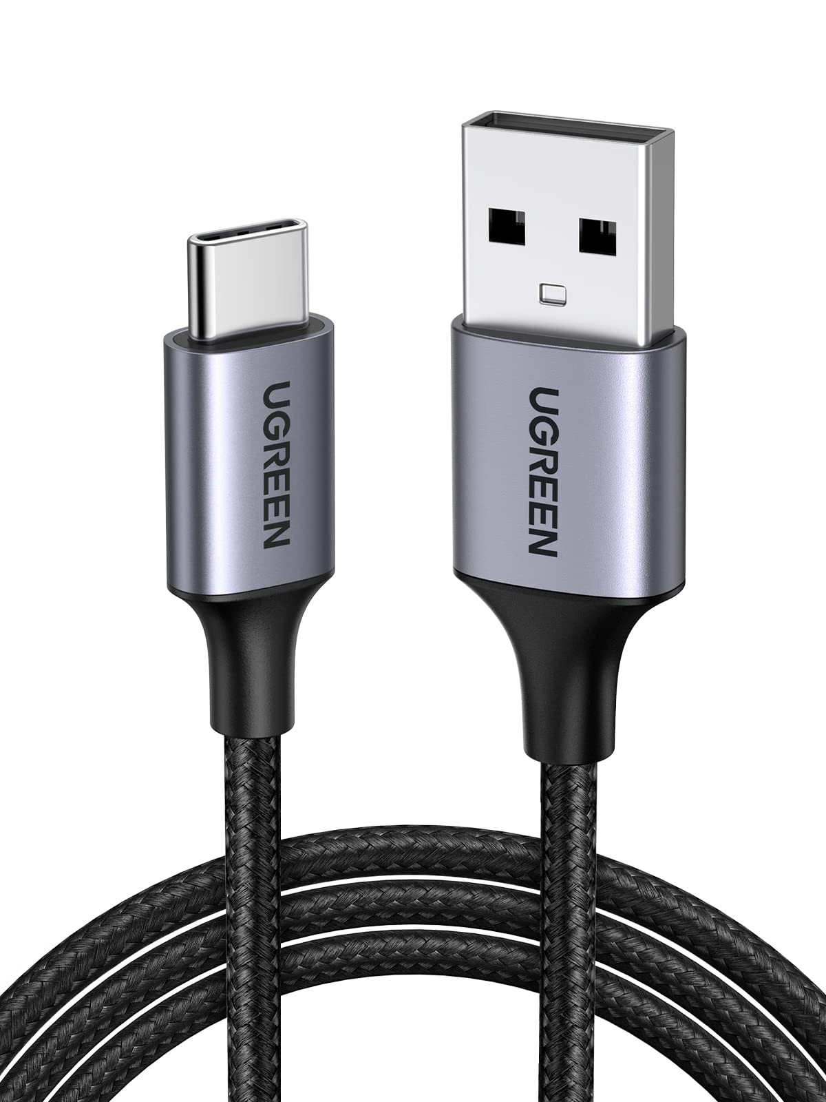 ugreen-cavo-usb-a-a-usb-c-3a-qc3-0-0-5m-nylon-2-pezzi image 8
