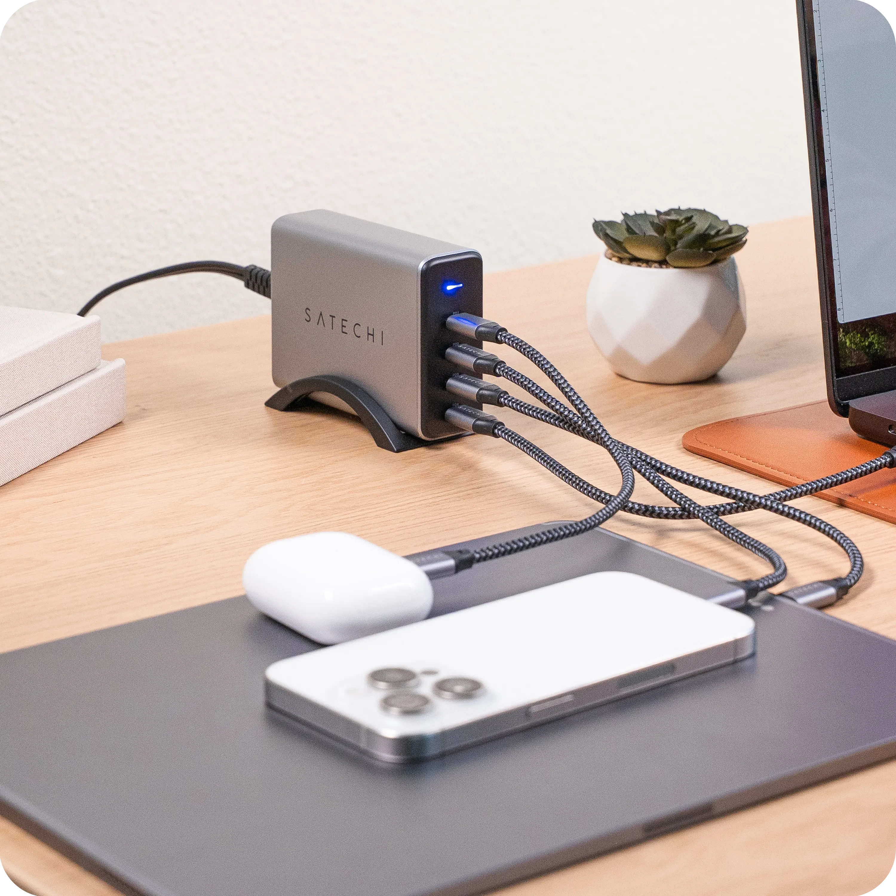satechi-165w-caricatore-usb-c-4-porte-pd-gan image 2