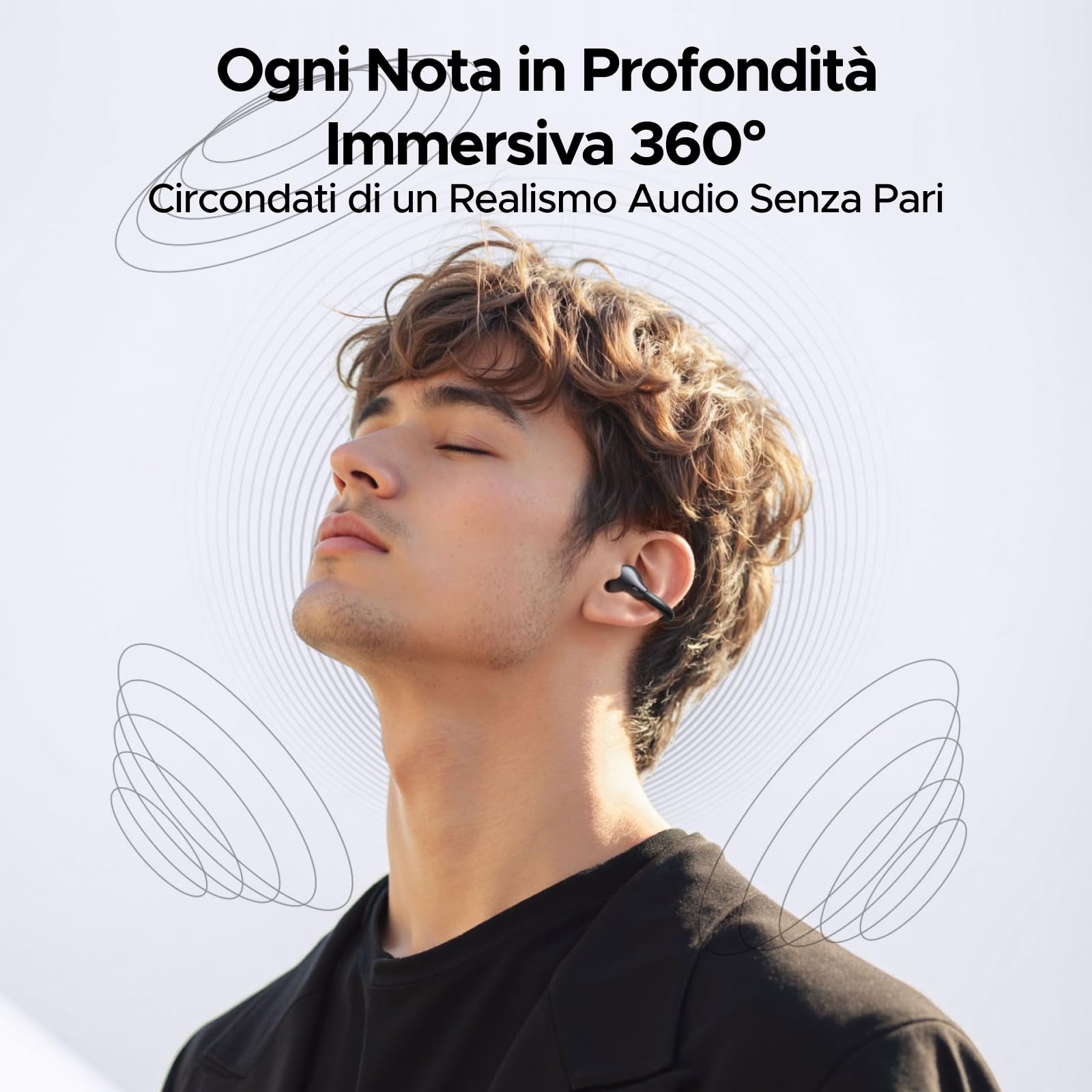 ugreen-hitune-clipbuds-cuffie-bluetooth-clip-on-ipx5-usb-c-nere image 4