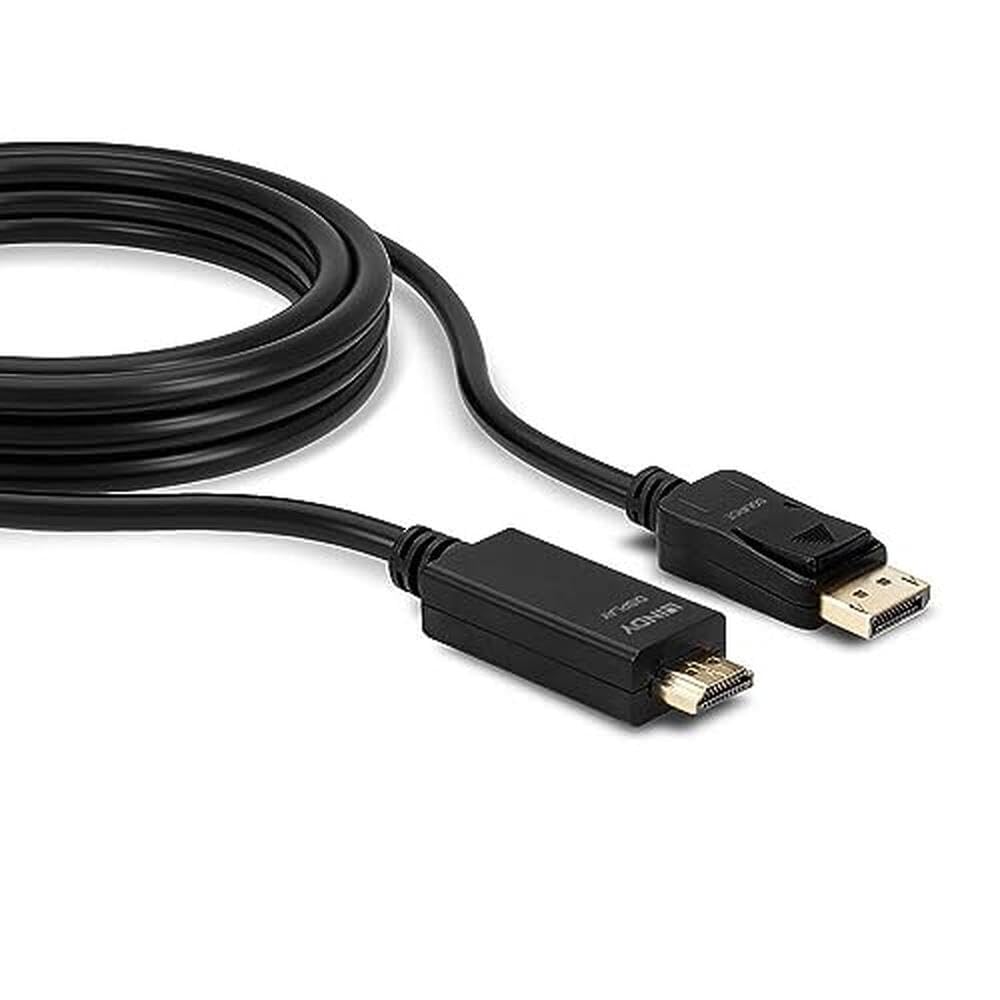 lindy-black-line-cavo-displayport-a-hdmi-1-4-1-metro-4k-30hz image 3