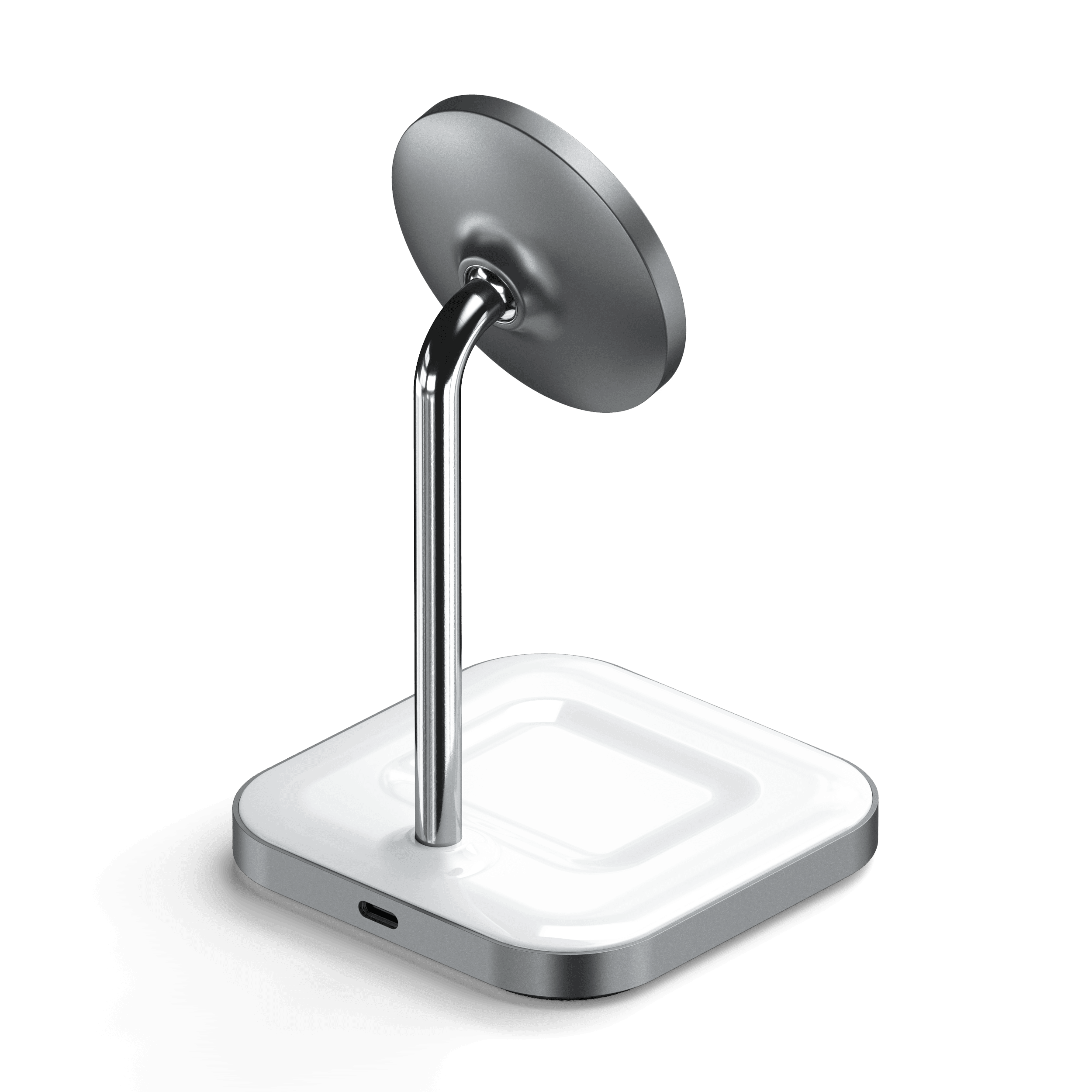 satechi-aluminum-2-in-1-magnetic-wireless-charging-stand-iphone-airpods image 4