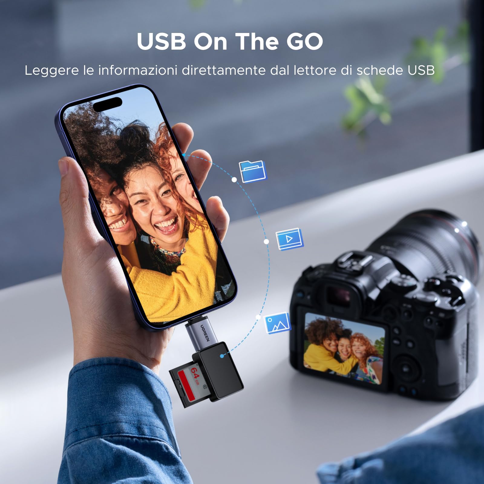 ugreen-adattatore-usb-c-a-usb-a-3-2-10gbps-otg-4-pezzi image 7