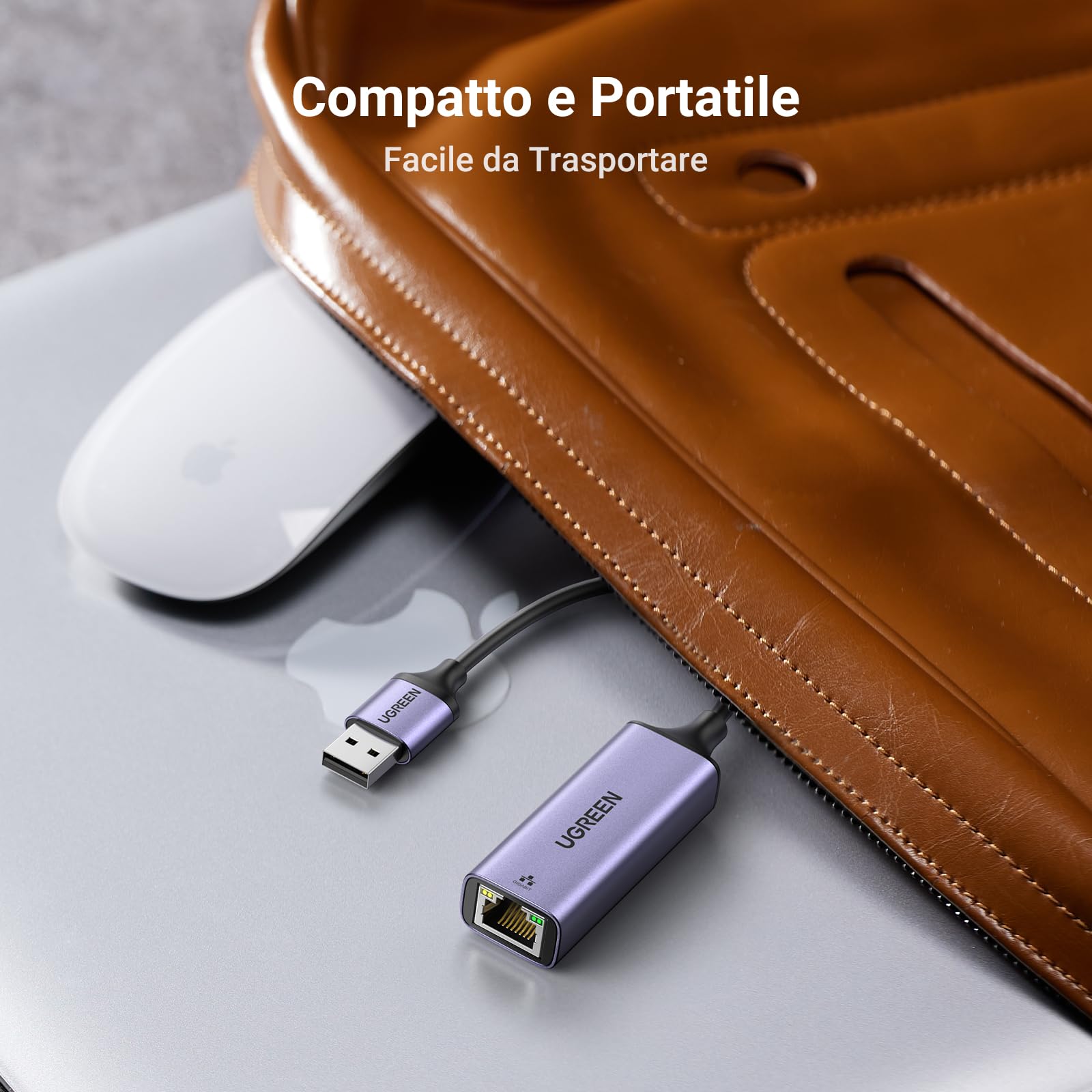 ugreen-adattatore-ethernet-usb-3-0-a-gigabit-rj45-1000mbps-in-alluminio-grigio image 6