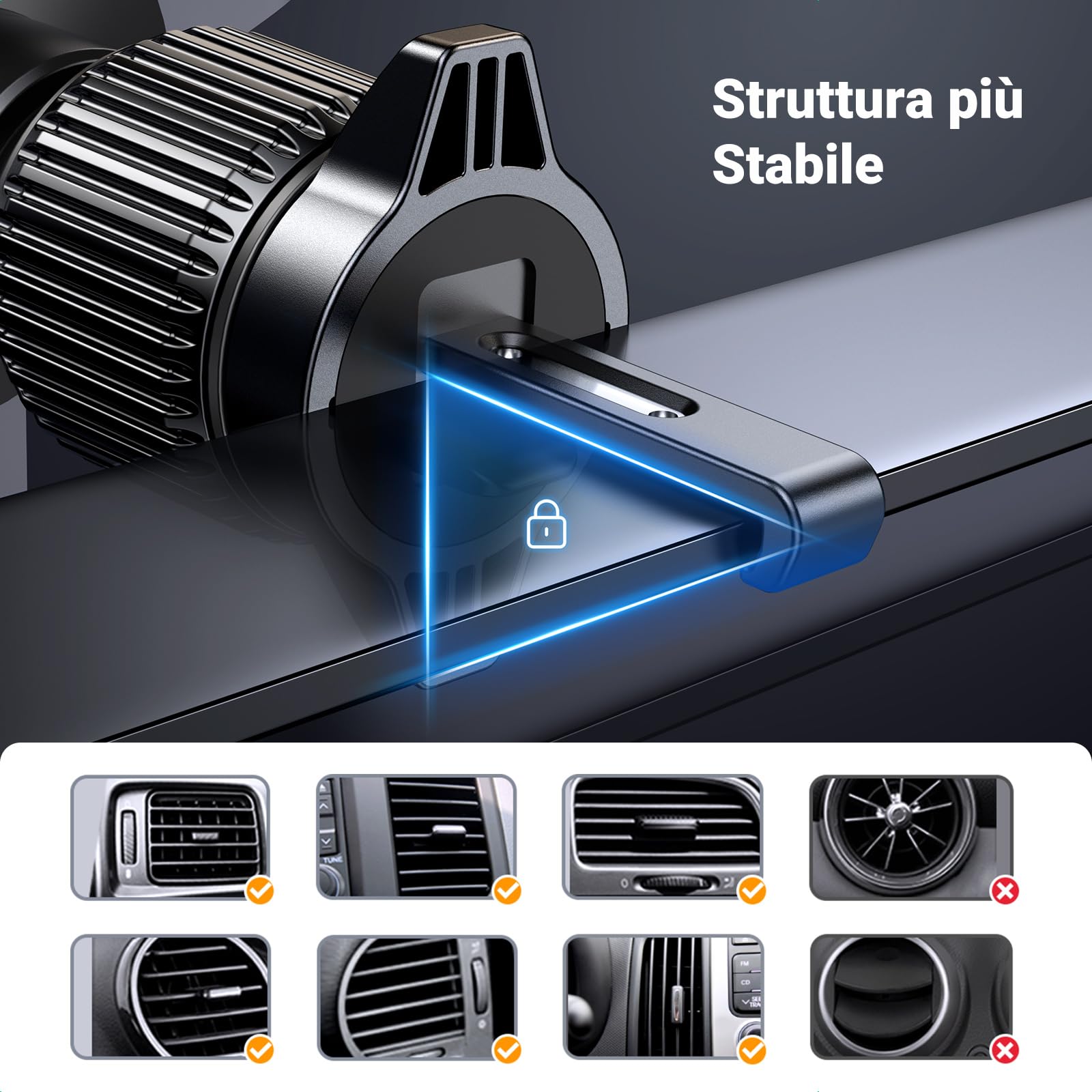 ugreen-supporto-telefono-auto-a-gravit-per-bocchetta-con-gancio-metallico image 7