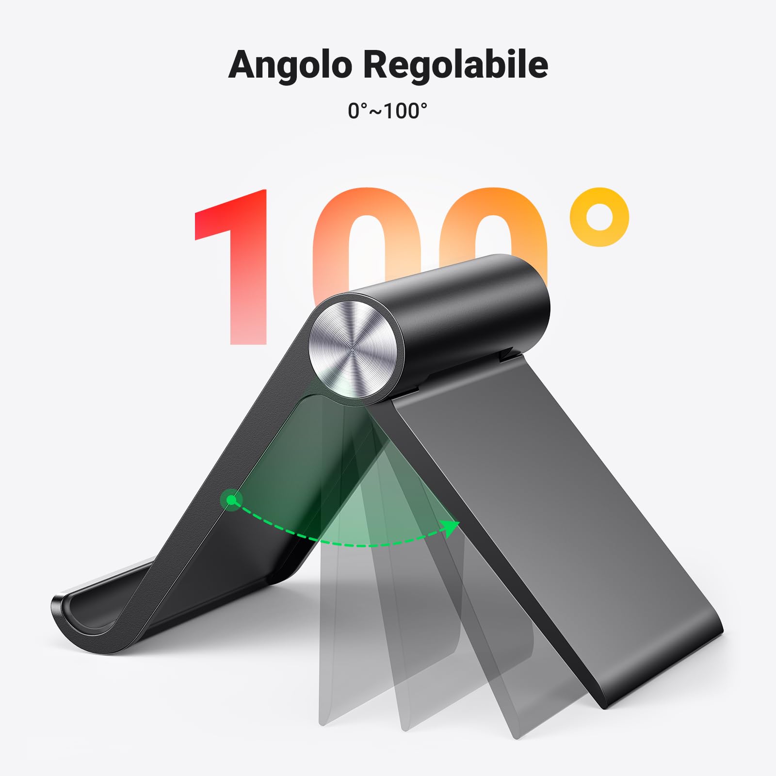ugreen-supporto-telefono-da-tavolo-in-alluminio-regolabile-100-nero image 3