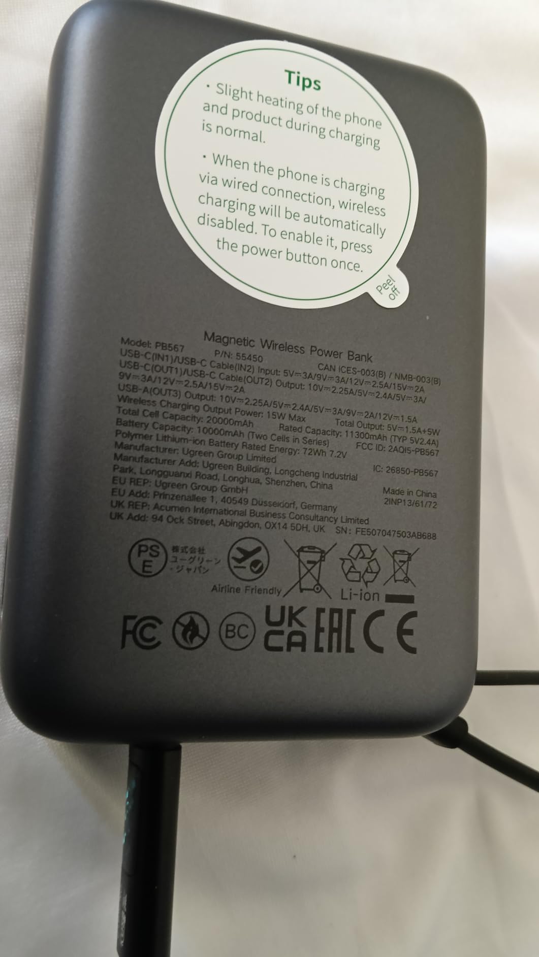 Pesante per uso con telefono in mano