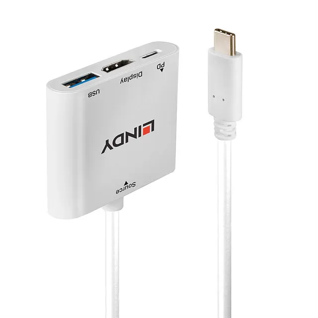 lindy-convertitore-usb-c-a-hdmi-4k30-con-usb-a-e-power-delivery-60w image 1