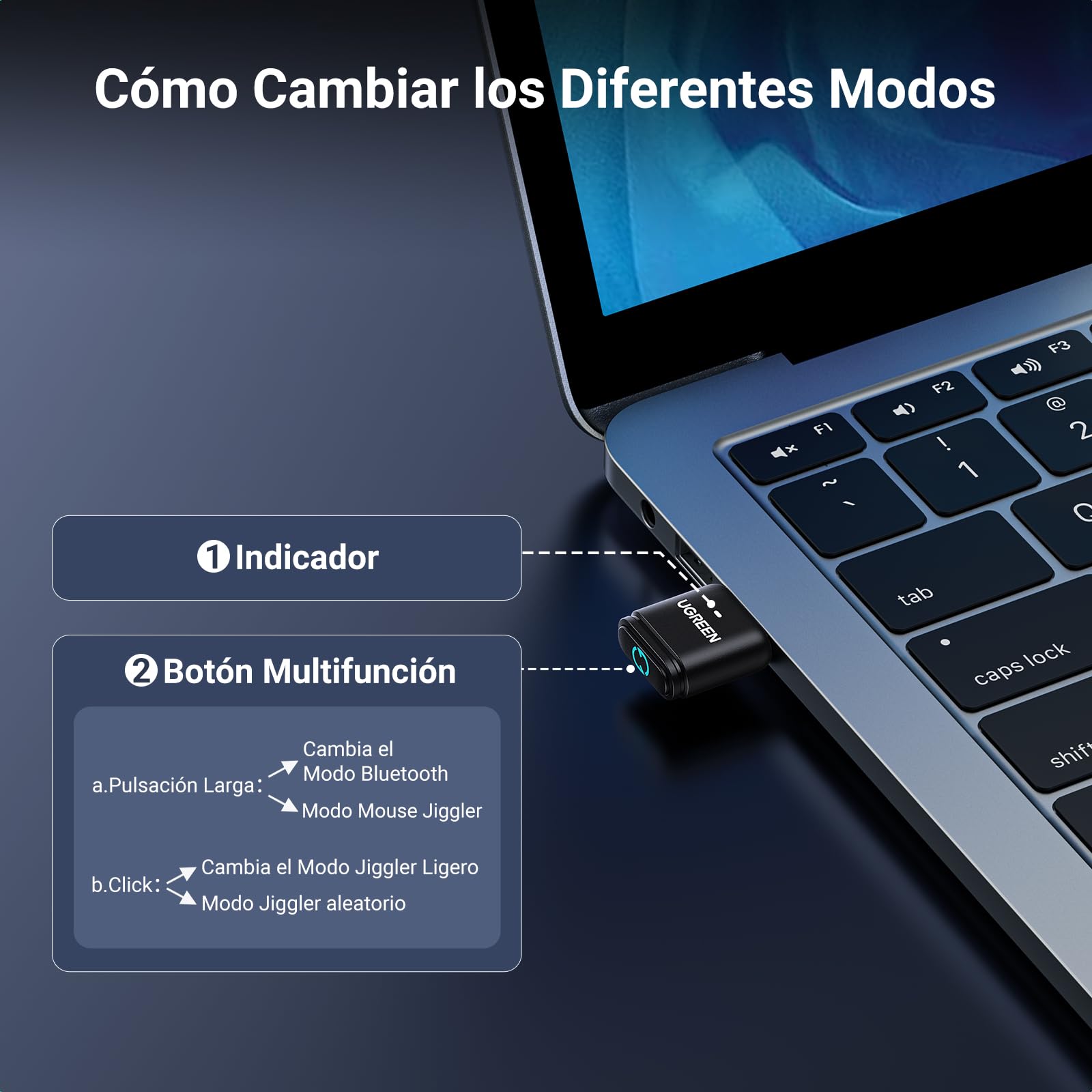 ugreen-adattatore-usb-bluetooth-5-3-con-mouse-jiggler-non-rilevabile image 3