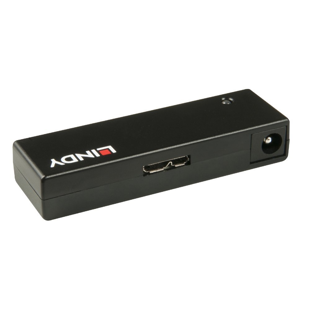 lindy-42713-adattatore-usb-3-1-tipo-a-a-sata-nero-per-hard-disk image 2