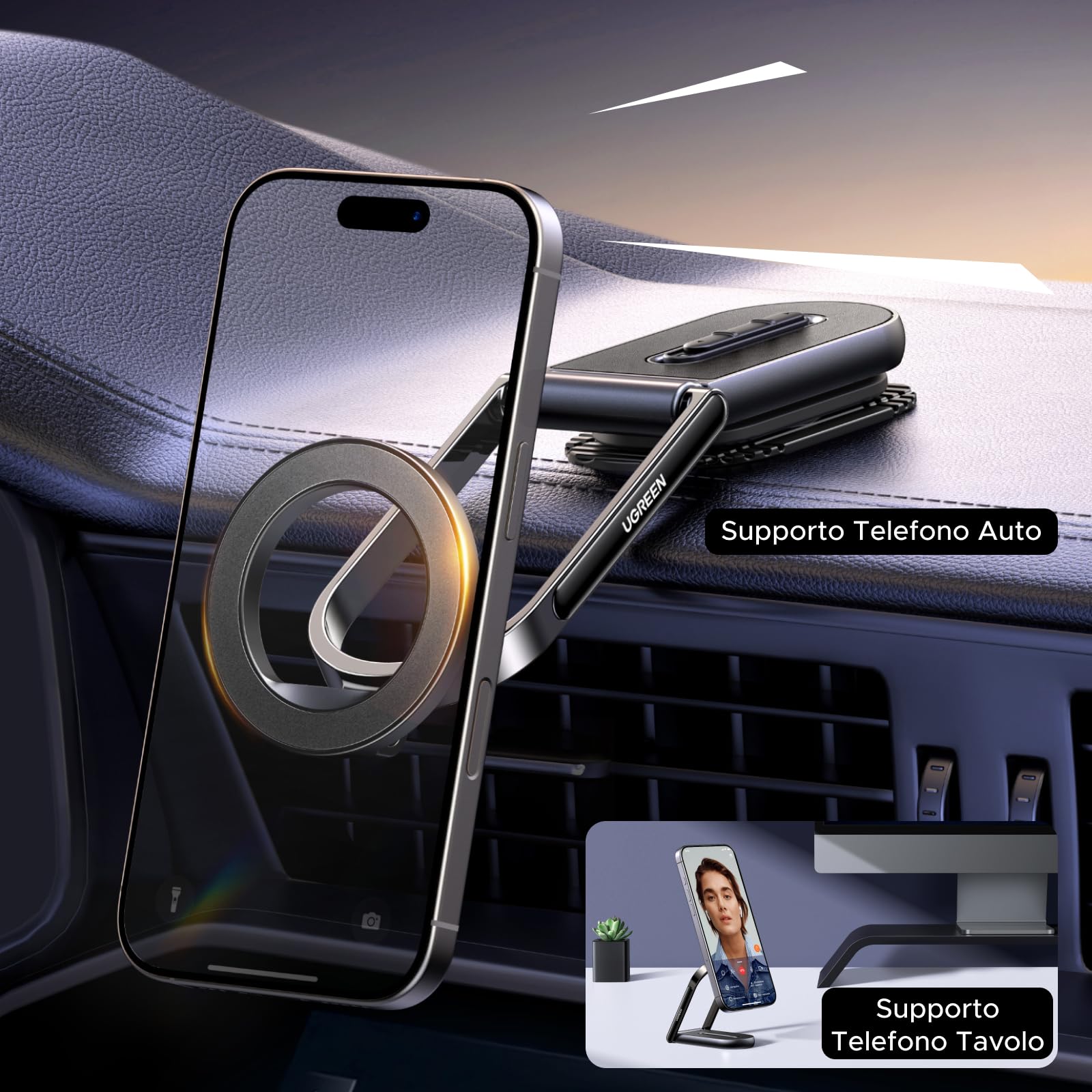 ugreen-supporto-telefono-auto-magnetico-magsafe-pieghevole-con-adesivo-3m image 6