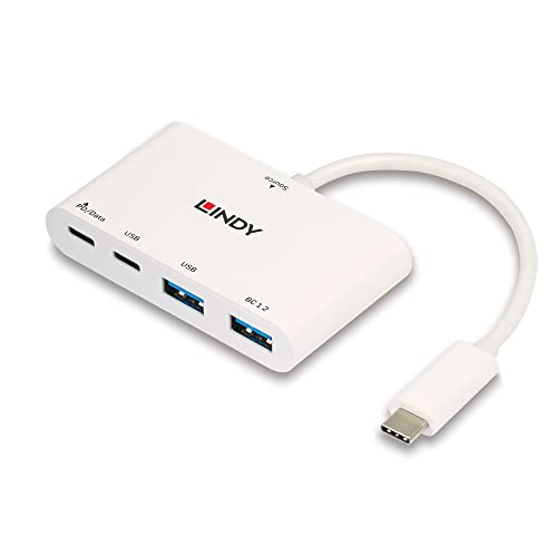 lindy-hub-usb-3-1-3-2-gen-2-a-4-porte-con-power-delivery-100w image 6