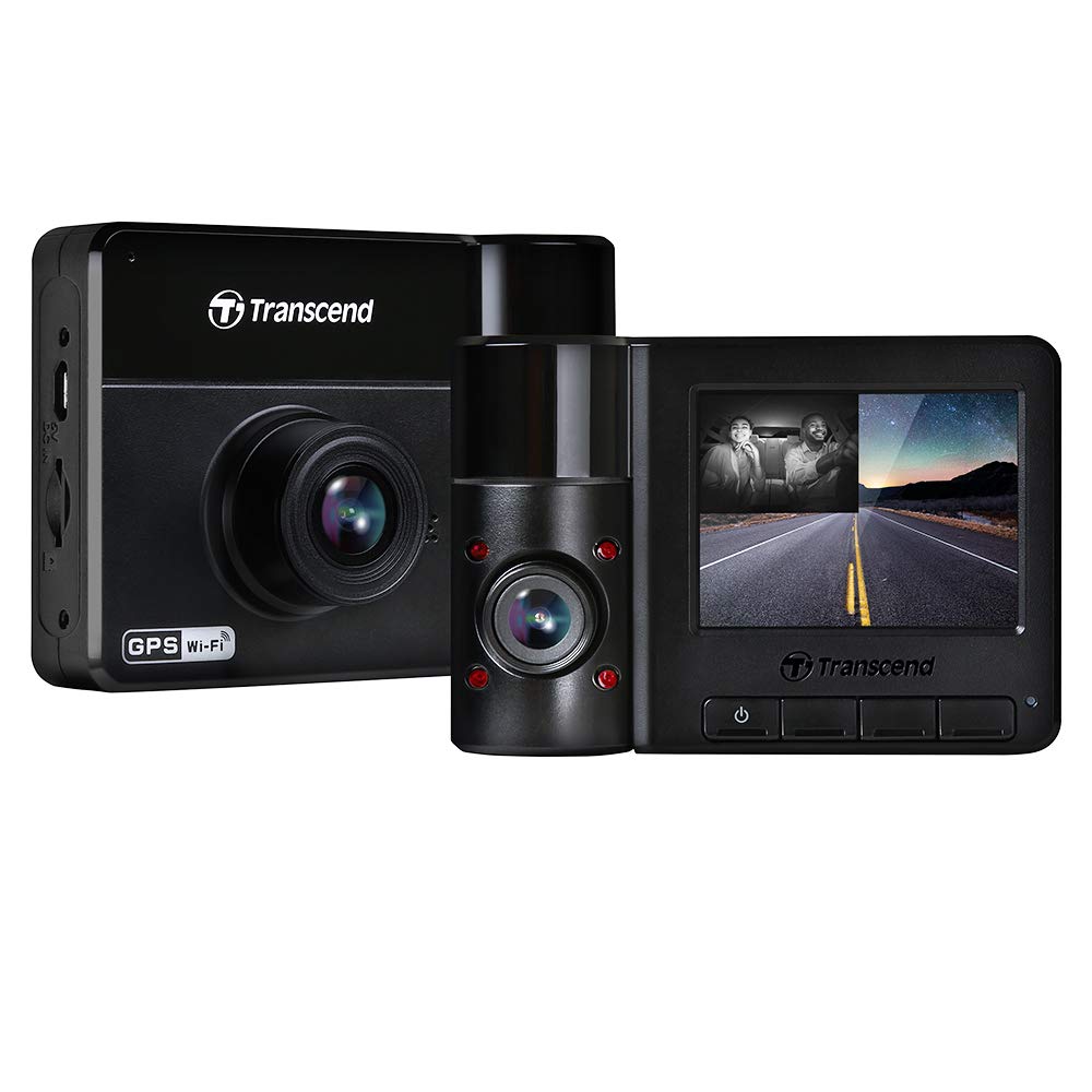 transcend-drivepro-550-dash-cam-dual-1080p-con-microsdxc-mlc-64gb-inclusa image 1