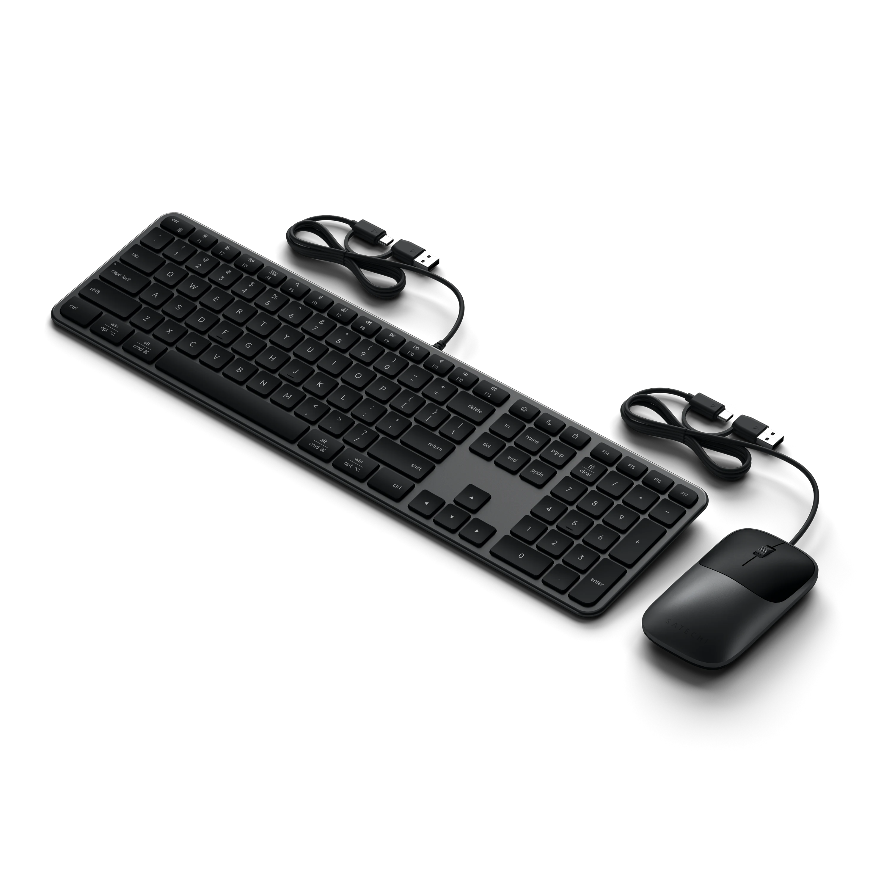 satechi-slim-clx3-combo-cablata-tastiera-mouse-usb-c image 2