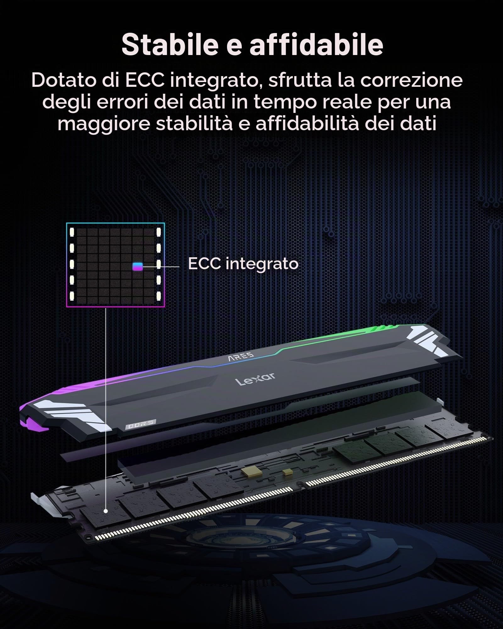 lexar-rgb-ddr5-ram-32gb-kit-2x16gb-6800mhz-cl34-udimm-desktop image 7