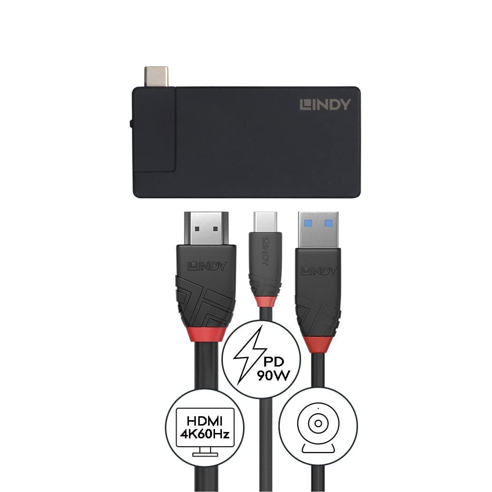 lindy-dst-micro-micro-docking-station-usb-c-4k-60hz-con-pd-100w-hdmi-usb-a image 4
