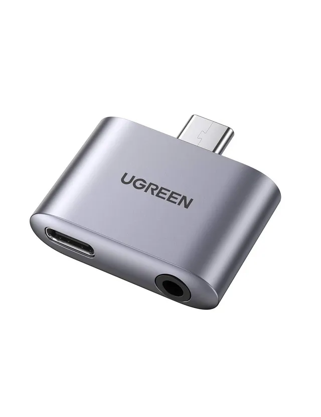 ugreen-adattatore-usb-c-a-jack-3-5mm-ricarica-pd-30w-2-in-1-con-chip-dac image 1