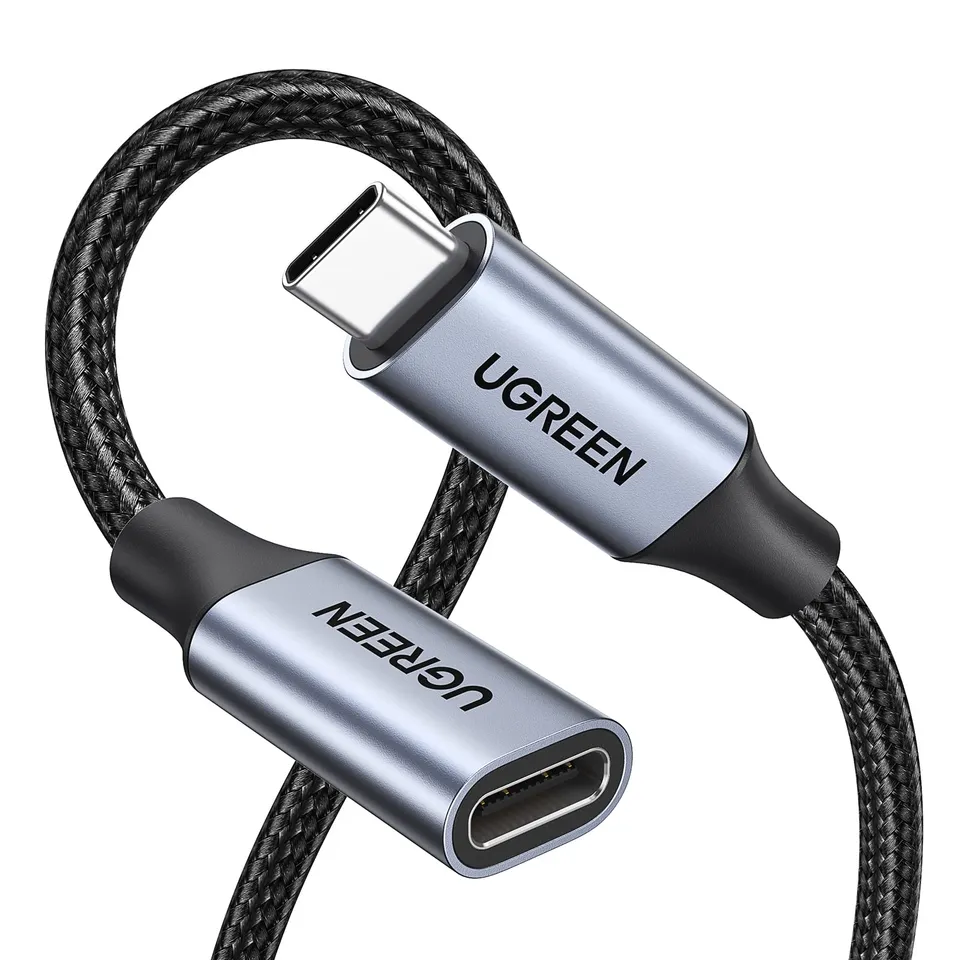 ugreen-nexode-cavo-prolunga-usb-c-3-2-10gbps-100w-4k-60hz-0-5m-grigio image 1
