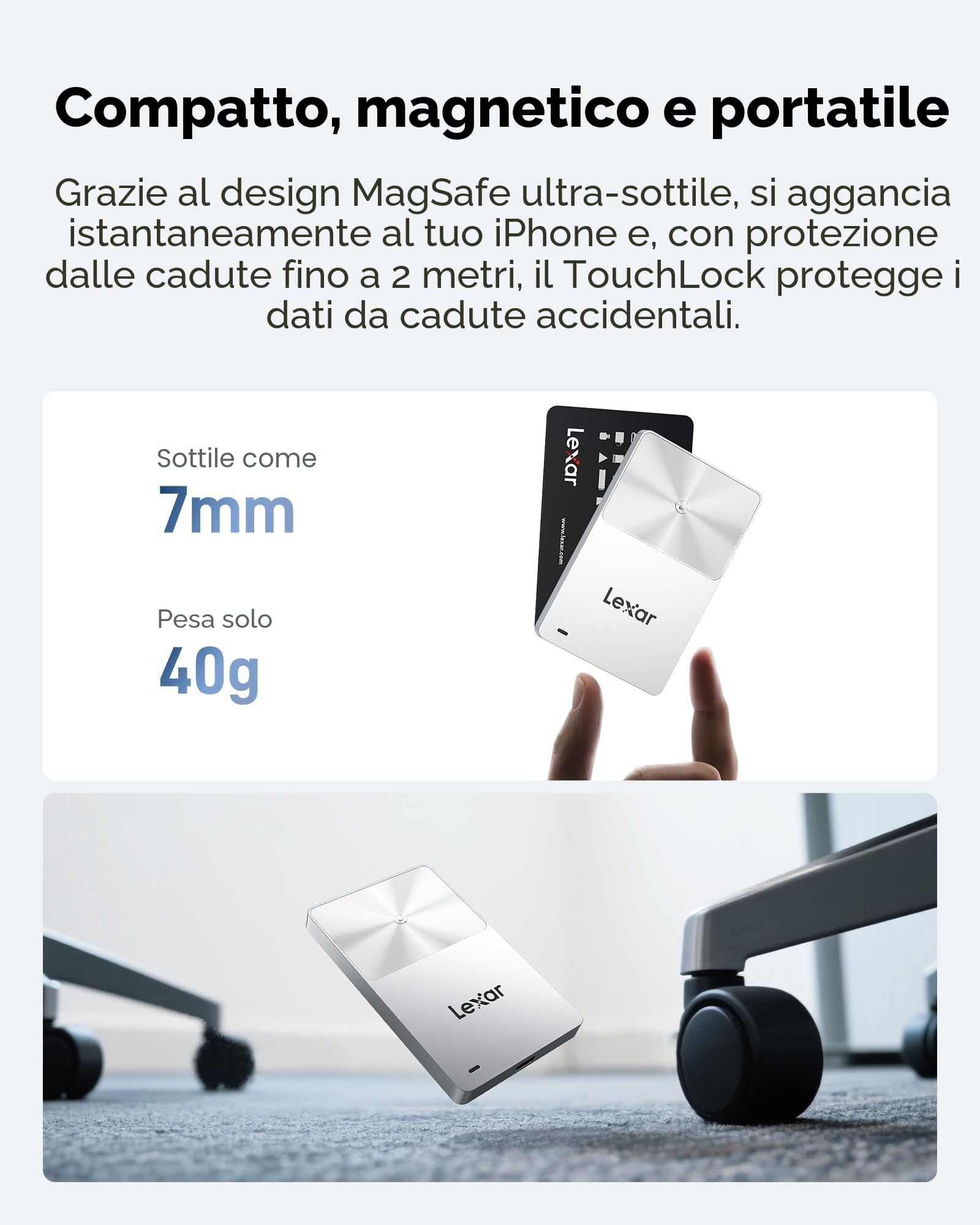 lexar-touchlock-ssd-portatile-512gb-nfc-usb-3-2-gen2-magnetico-per-iphone image 4