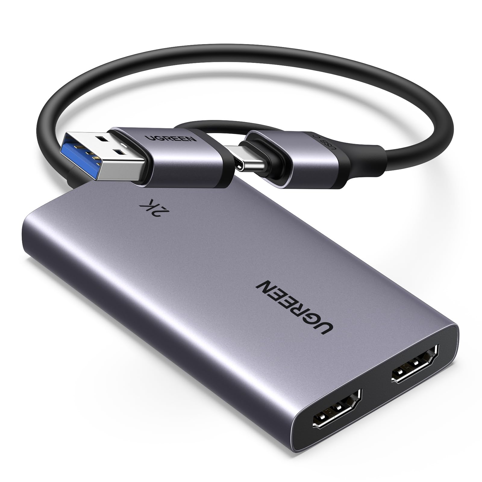 ugreen-scheda-di-acquisizione-video-hdmi-4k-30hz-loopout-usb-a-usb-c image 1