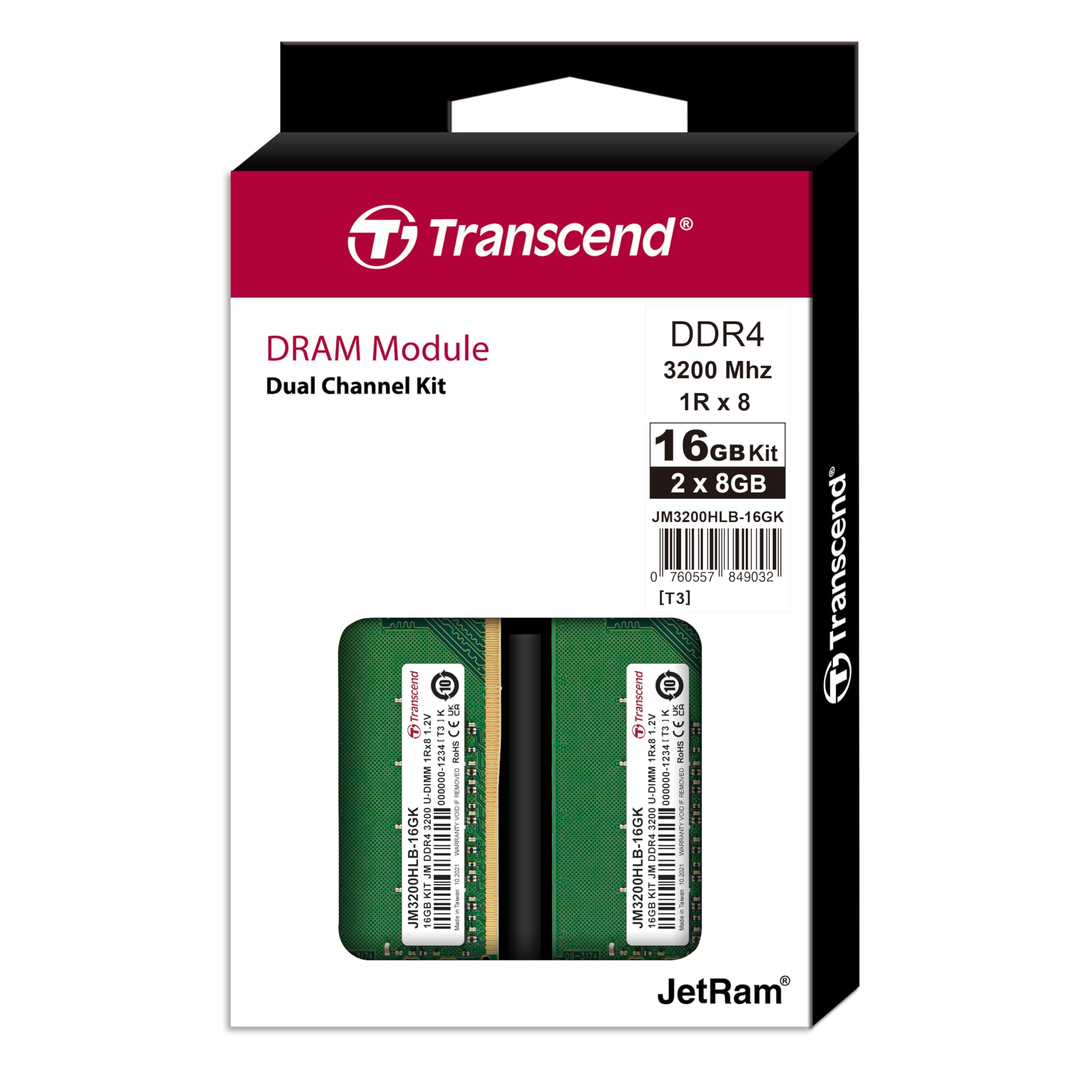 transcend-jetram-kit-16gb-2x8gb-ddr4-3200mhz-u-dimm image 2