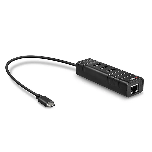 lindy-hub-e-convertitore-gigabit-ethernet-usb-3-1-tipo-c image 1