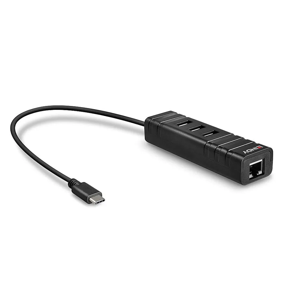 lindy-hub-e-convertitore-gigabit-ethernet-usb-3-1-tipo-c image 1