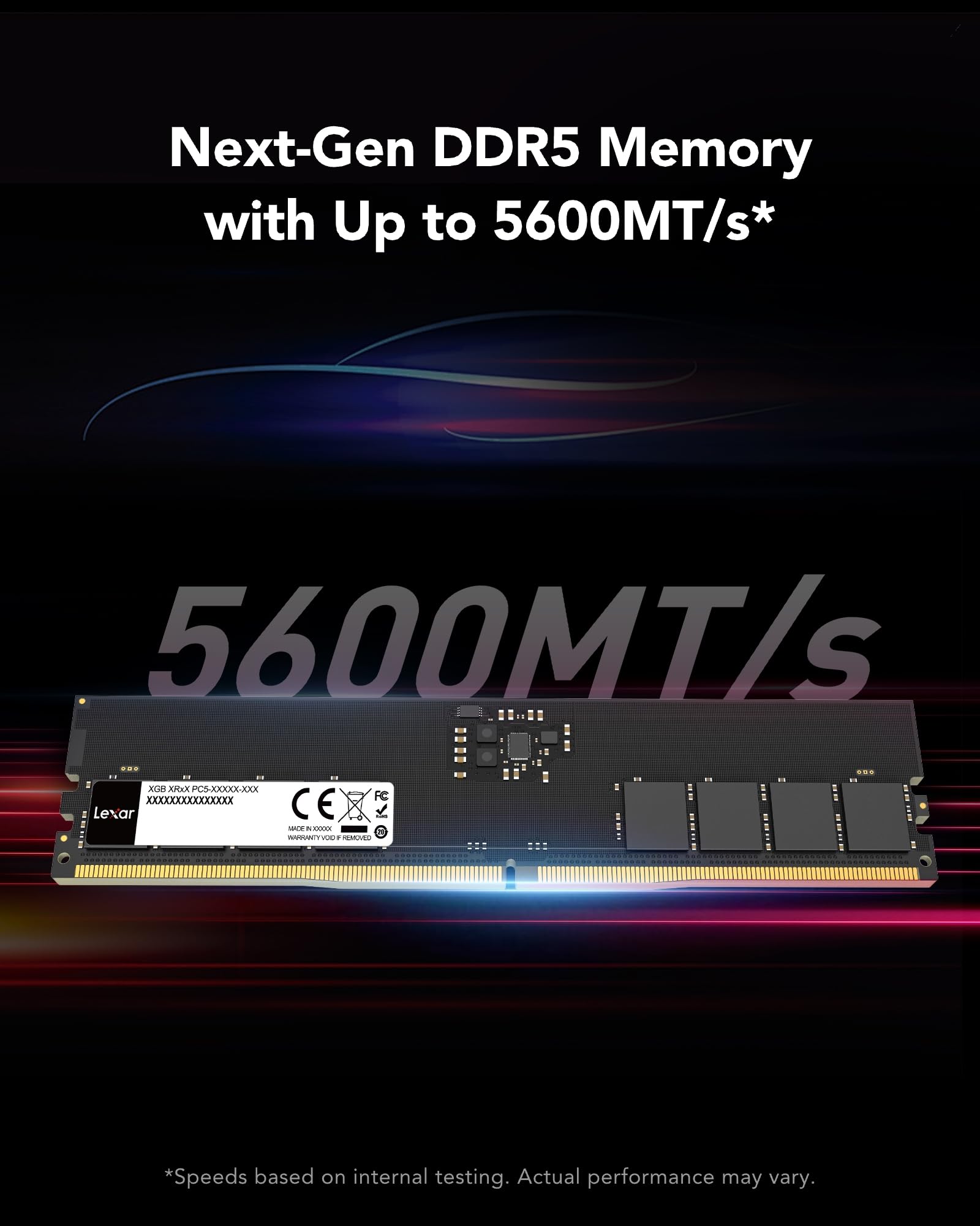 lexar-udimm-16gb-ddr5-5600mhz-cl46-memoria-ram-desktop image 4