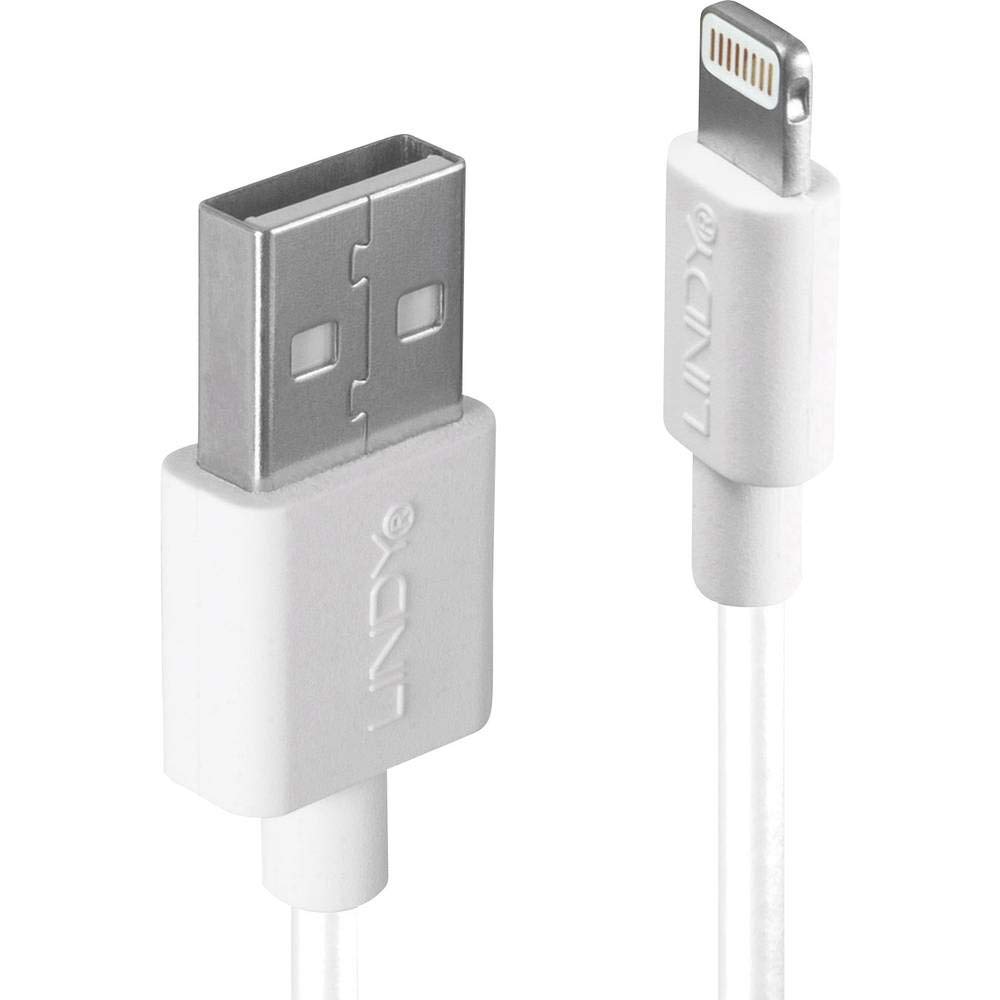 lindy-31325-cavo-usb-a-lightning-0-5-m-bianco image 6