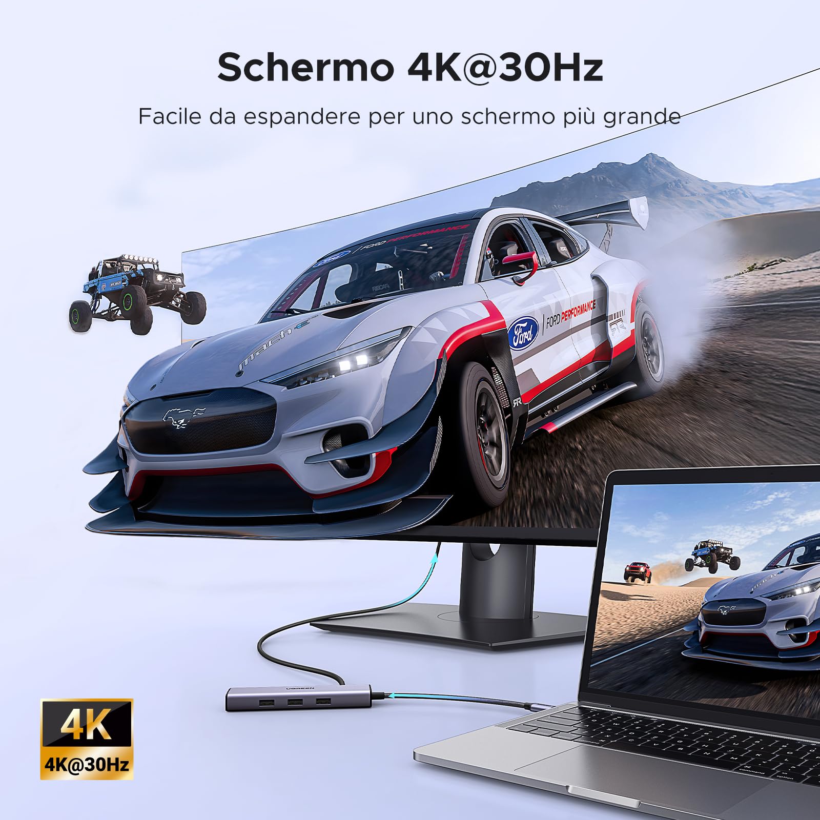 ugreen-revodok-1061-hub-usb-c-6-in-1-hdmi-4k-ethernet-pd-100w image 3