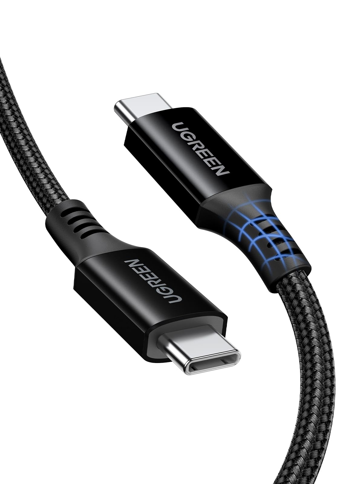 ugreen-zapix-cavo-usb-c-a-usb-c-100w-pd-3-0-1m-nylon image 1