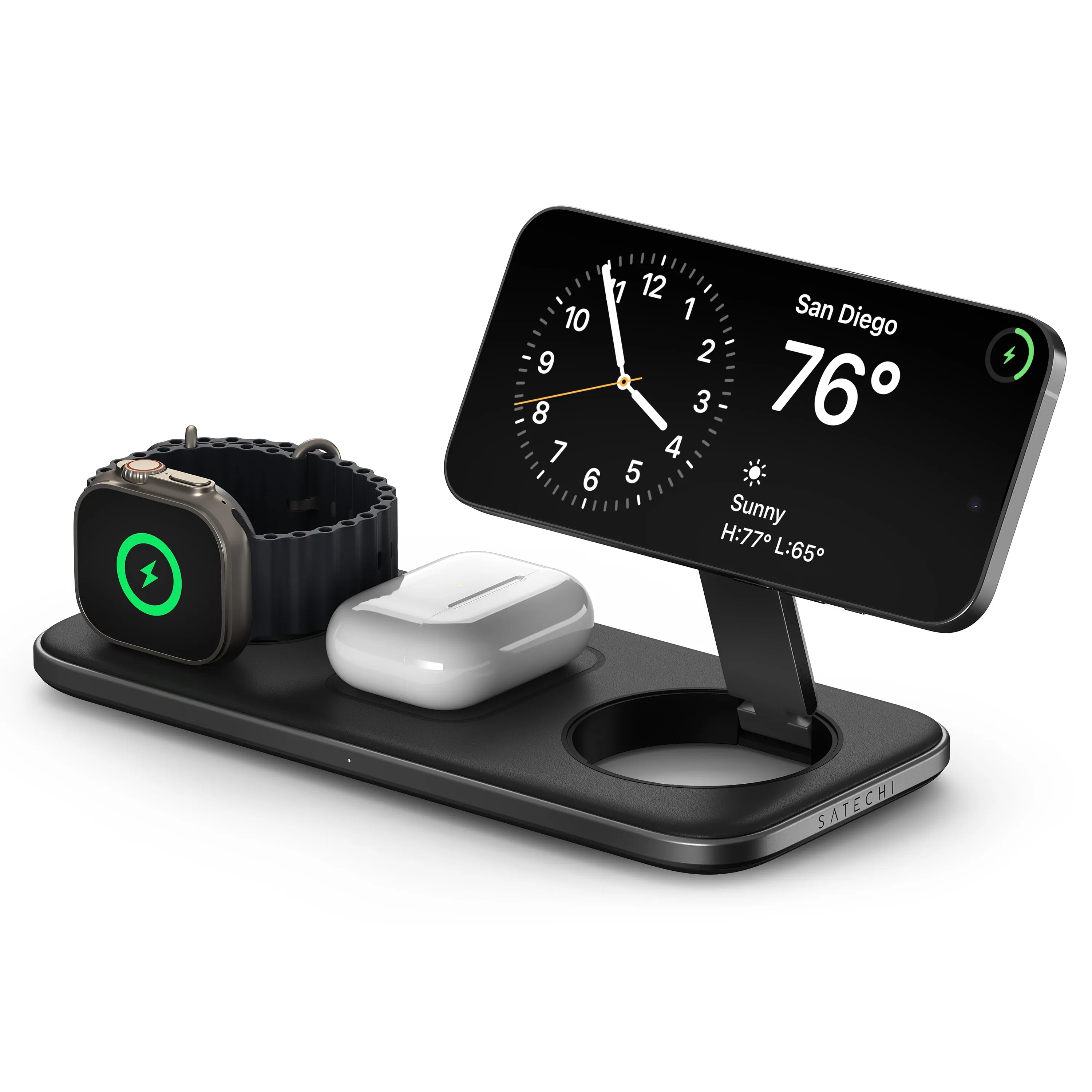 satechi-qi2-trio-pad-ricarica-wireless-3-in-1-15w-pieghevole image 2