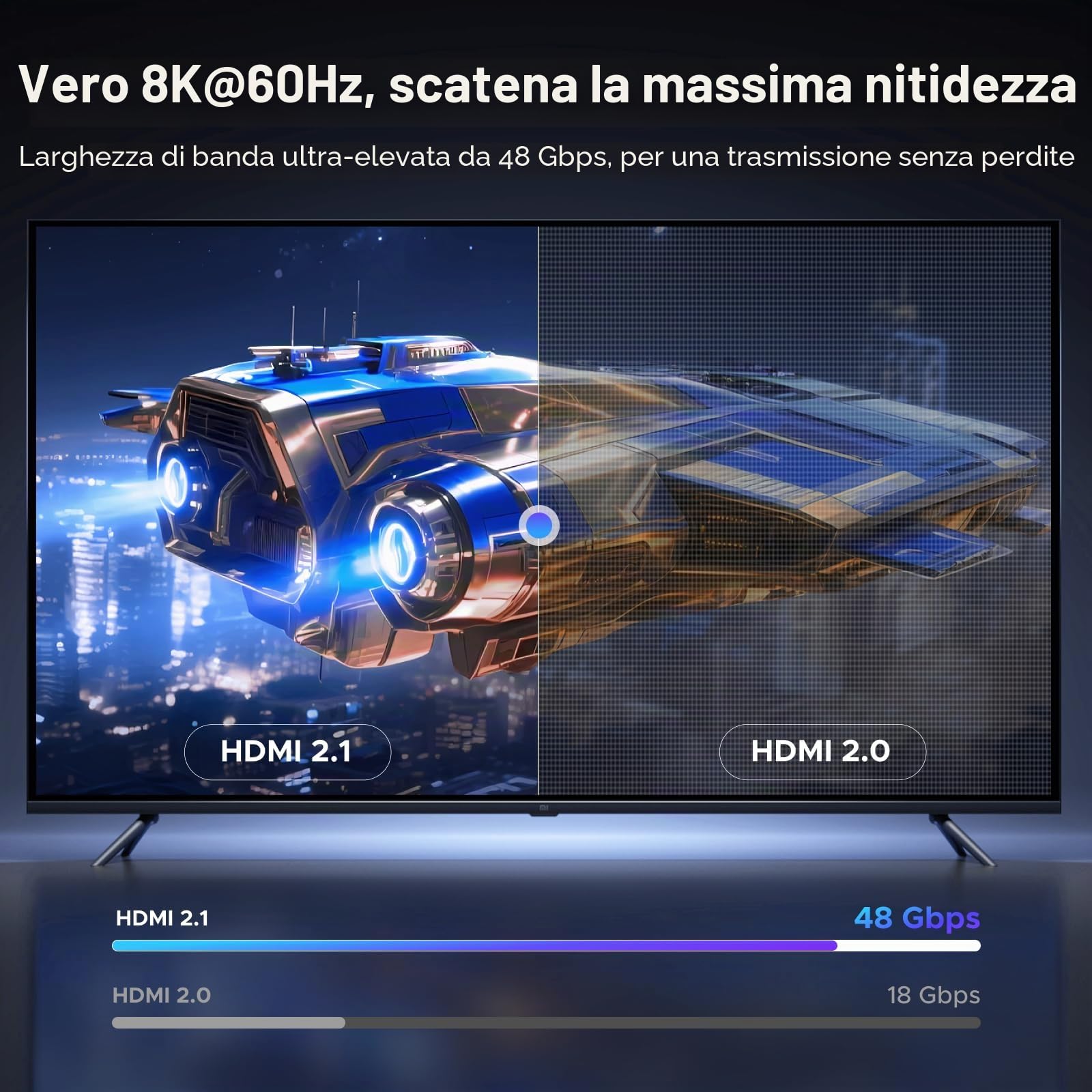 ugreen-cavo-hdmi-2-1-curvo-90-8k-60hz-48gbps-2m image 3