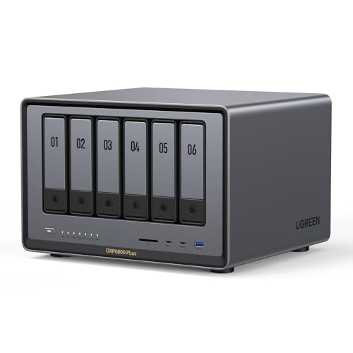 ugreen-nasync-dxp6800-plus-nas-6-vani-intel-core-i3-1215u-10gbe-senza-hdd image 8