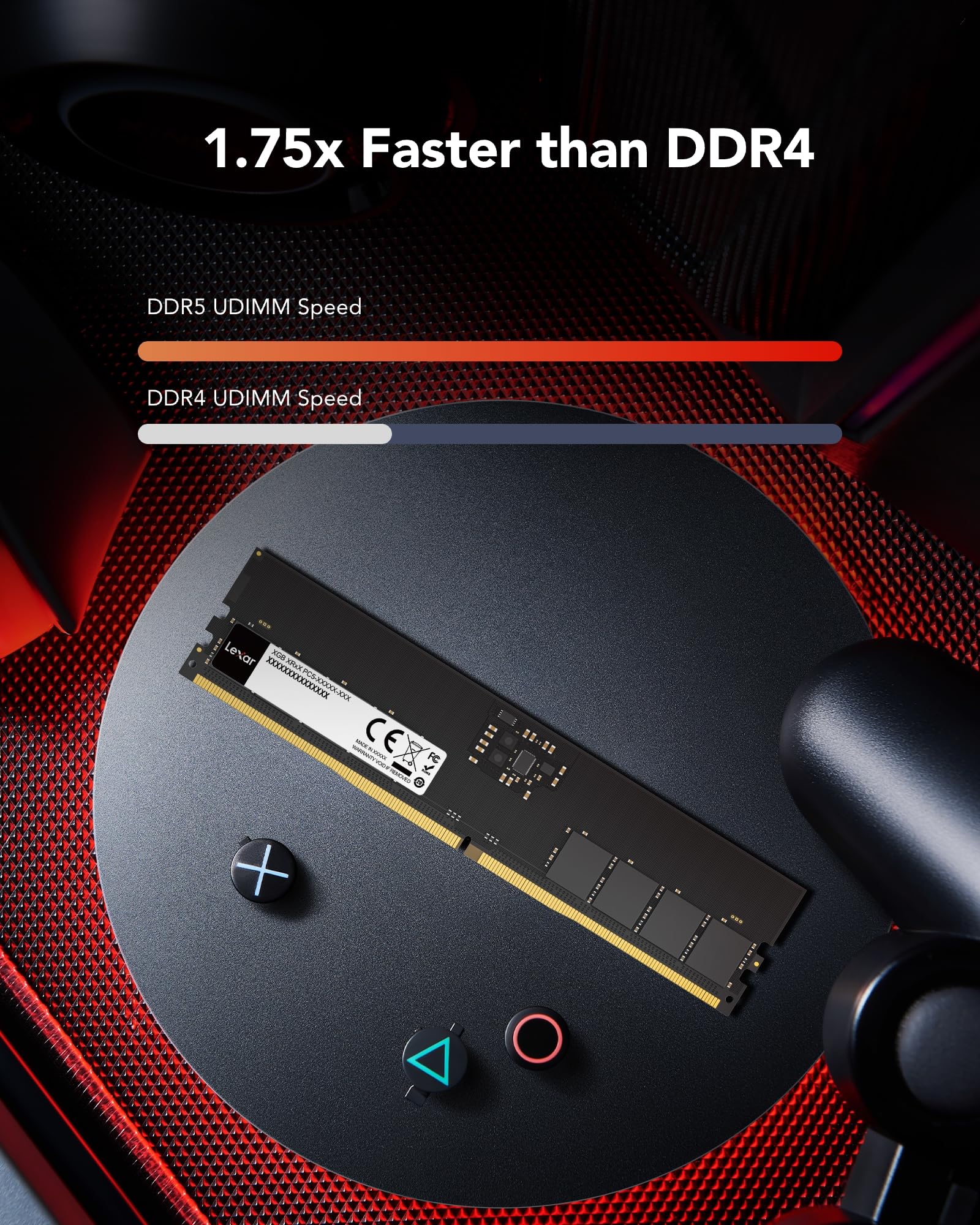 lexar-udimm-16gb-ddr5-5600mhz-cl46-memoria-ram-desktop image 6
