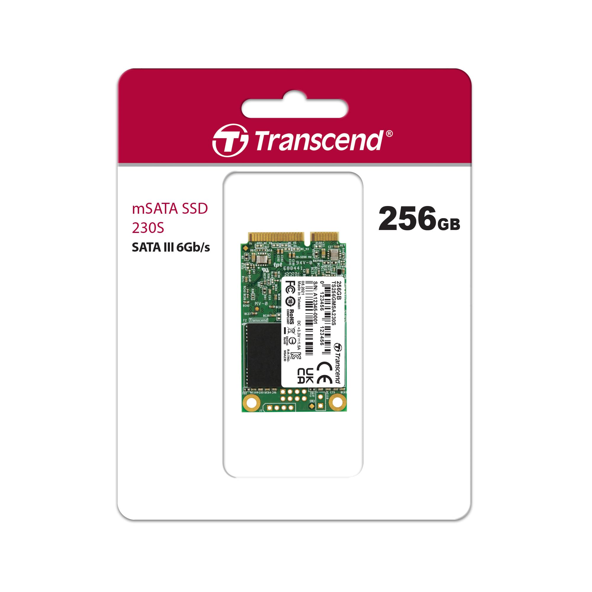 transcend-msa230s-msata-ssd-interno-sata-iii-da-256-gb image 2