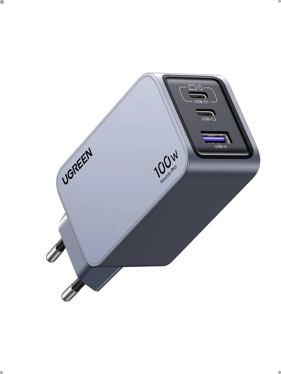 ugreen-nexode-pro-100w-caricatore-usb-c-gan-3-porte image 1