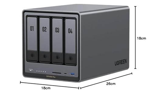 ugreen-nasync-dxp4800-plus-nas-4-bay-16tb-con-4x-wd-4tb image 4