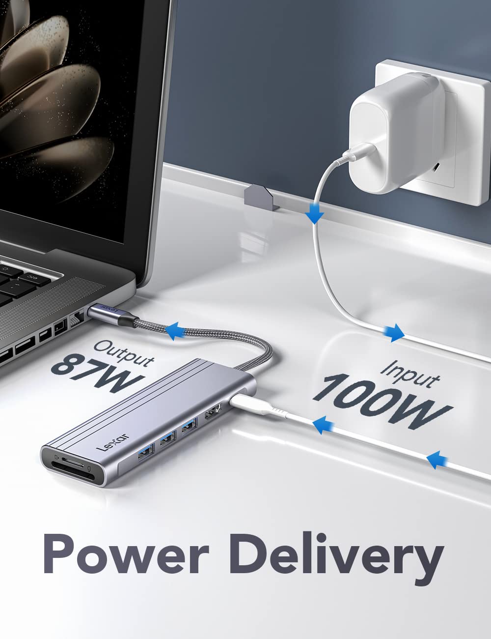 lexar-h31-hub-usb-c-7-in-1-con-hdmi-4k-60hz-e-pd-100w image 6