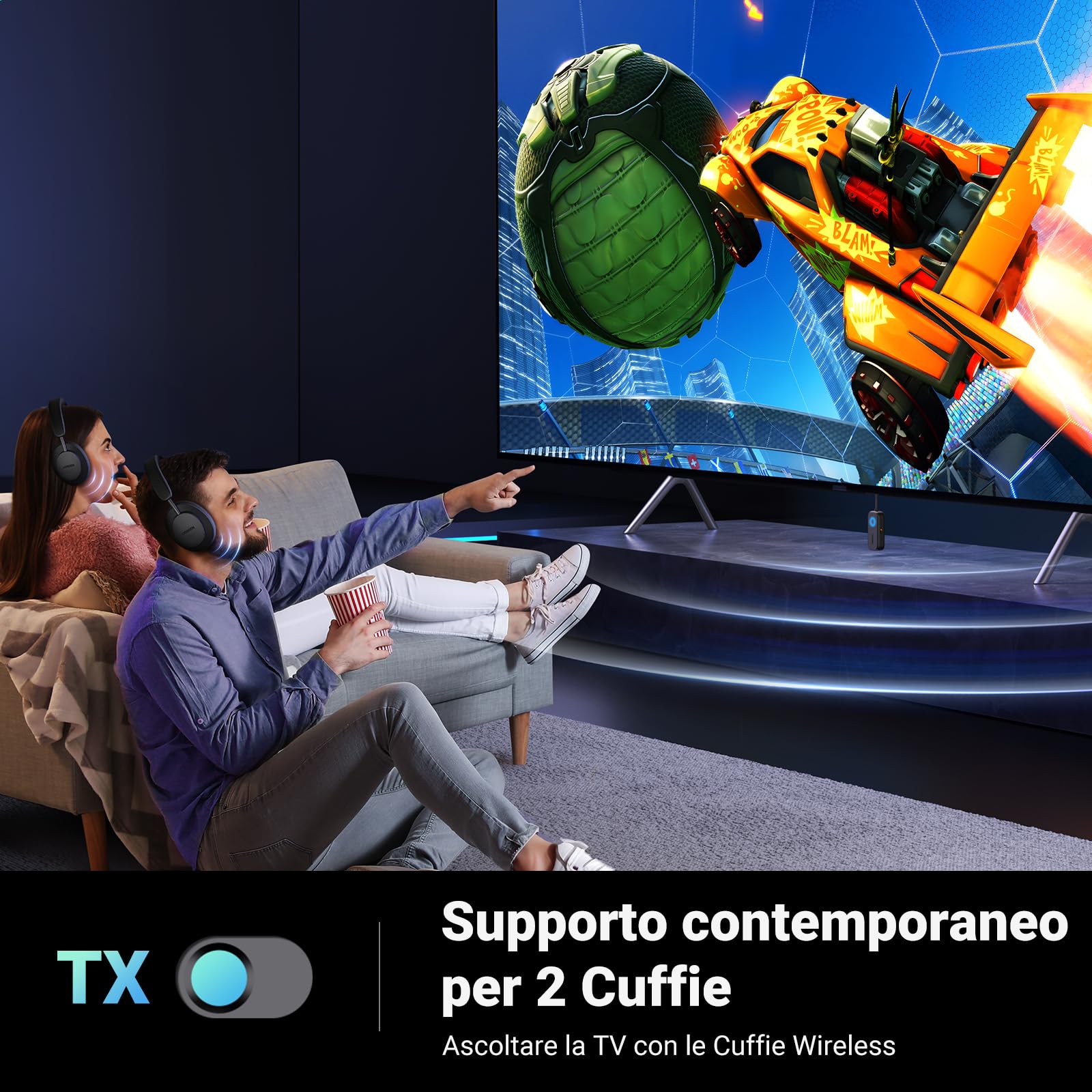 ugreen-trasmettitore-ricevitore-bluetooth-5-3-jack-2-in-1-con-microfono-28h-auto image 5