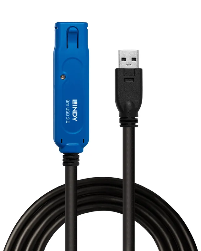 lindy-usb-3-0-active-extension-pro-cavo-prolunga-attiva-usb-a-maschio-a-femmina- image 1