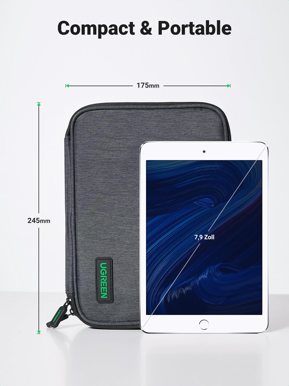 ugreen-organizer-cavi-singolo-strato-borsa-viaggio-24-5x17-5x5-cm-per-ipad-mini- image 6