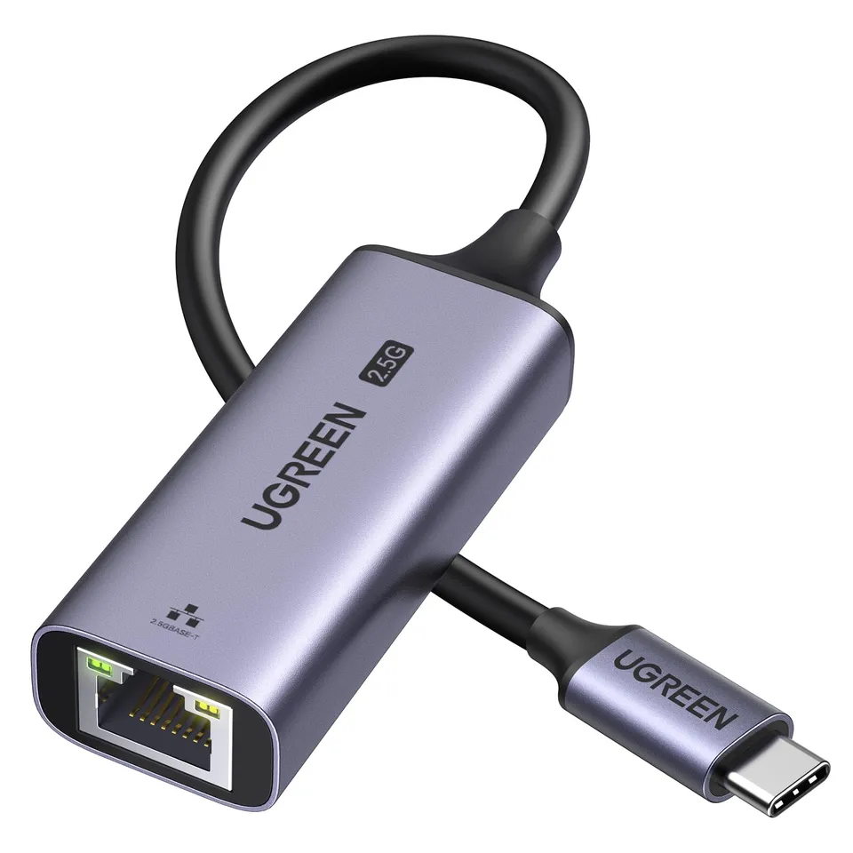 ugreen-adattatore-ethernet-usb-c-a-rj45-2-5gbps-alluminio-con-led image 1