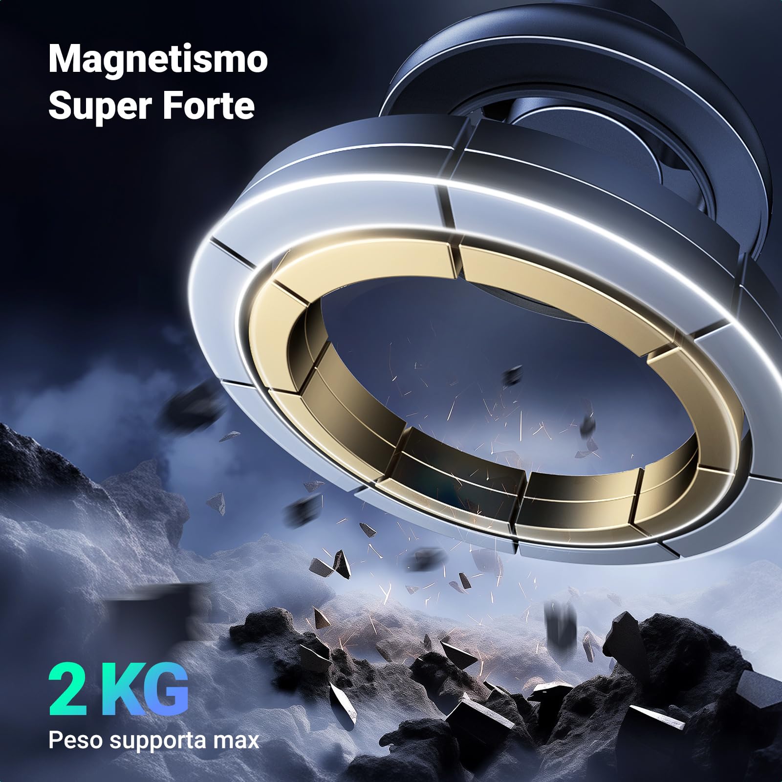 ugreen-supporto-telefono-auto-magnetico-magsafe-altezza-regolabile-braccio-360 image 6