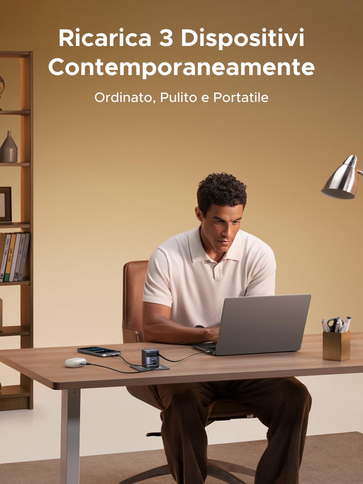ugreen-nexode-45w-caricatore-usb-c-gan-con-cavo-retrattile-69cm image 4
